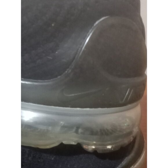 Nike Air VaporMax 2021 Flyknit Womens Size 9.5 Black Running Shoes Sneakers - Picture 13 of 15